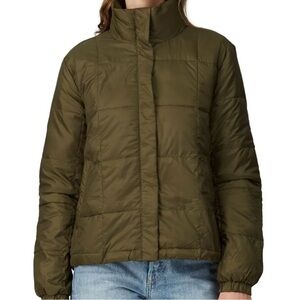 Madewell Olive Green Women's Puffer Jacket size M